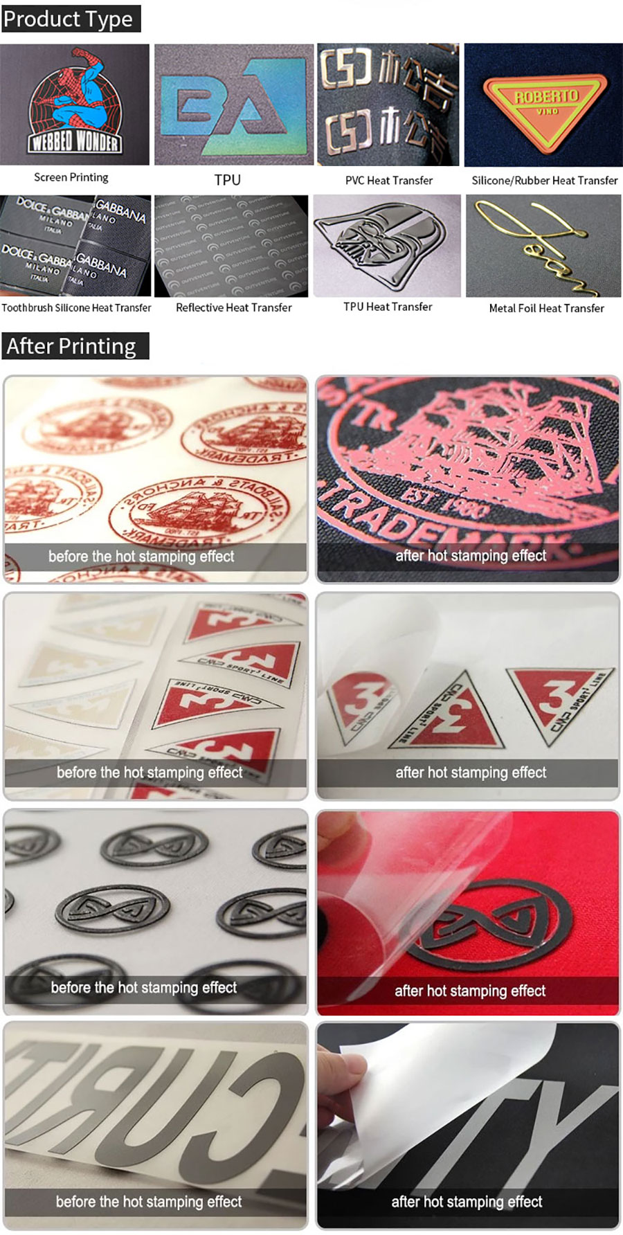 Custom Heat Transfer 3D Silicone Rubber Label Logo for clothingimg (2)